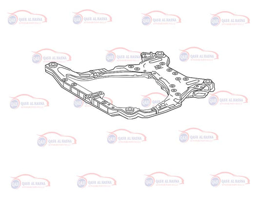 CROSS MEMBER HIGHLANDER 2020-2024 TOYOTA FRAME ASSEMBLY 51100-0E081