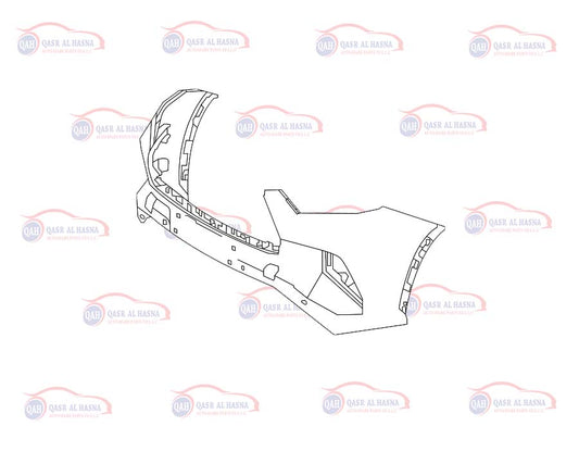 FRONT BUMPER HIGHLANDER 2020-2024 52119-0E950 LE-XLE FRONT BUMPER COVER 52119-0E950 TOYOTA