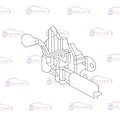 5351008060 HOOD LOCK SIENNA 2021-2025 TOYOTA 53510-08060 LOCK ASSY HOOD 3