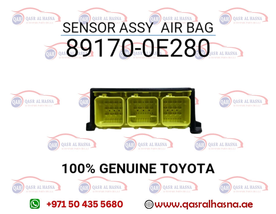 89170-0E280 HIGHLANDER 20-24 AIRBAG GCC SPECSENSOR ASSY, AIR BAG Genuine Toyota (891700E280)