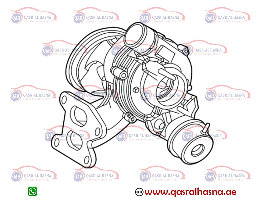 TOYOTA 17201-25010 TURBO CHARGER SUB-ASS LEXUS 1720125010