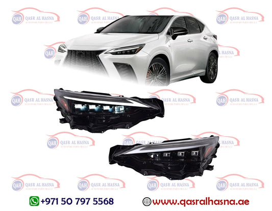 LED Headlights For Lexus NX For NX200T 2022-2025 For NX300H Headlights Car Styling Head Lamp LED Headlight NX200 NX300 DRL Signal Auto Accessories Headlamps Assembly (Pair)