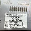 Lexus RX Left Side Headlamp Computer Sub-Assembly OEM 85967-48010 Headlight Module 2