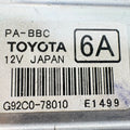 G92C0-78010 CONVERTER ASSY NX SERIES , ECO RUN VEHICLE Genuine Toyota G92C078010 7