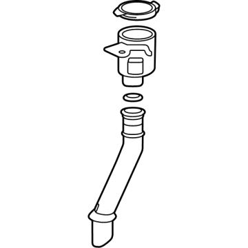 853010E060 Lexus RX500h Washer Fluid Reservoir Filler Pipe 85301-0E060