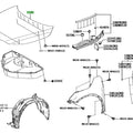 HOOD SUB-ASSY 53301-0E260 LEXUS RX 2023-2025 HOOD RX 2023-2025 HOOD ALUMINIUM RX 53301-48220 2