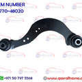 UPPER CONTROL ARM REAR 48770-48020TOYOTA HIGHLANDER 2020-2024 2