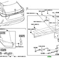 TAIL LAMP RX 2023-2025 RX350,RX500h 81580-0E260 LAMP ASSY REAR TRUNK LIGHT RX 815800E260 3