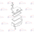 AIR CLEANER ASSEMBLY 17700-F0280 TOYOTA 2021-2024 HYBRID 2.5 4