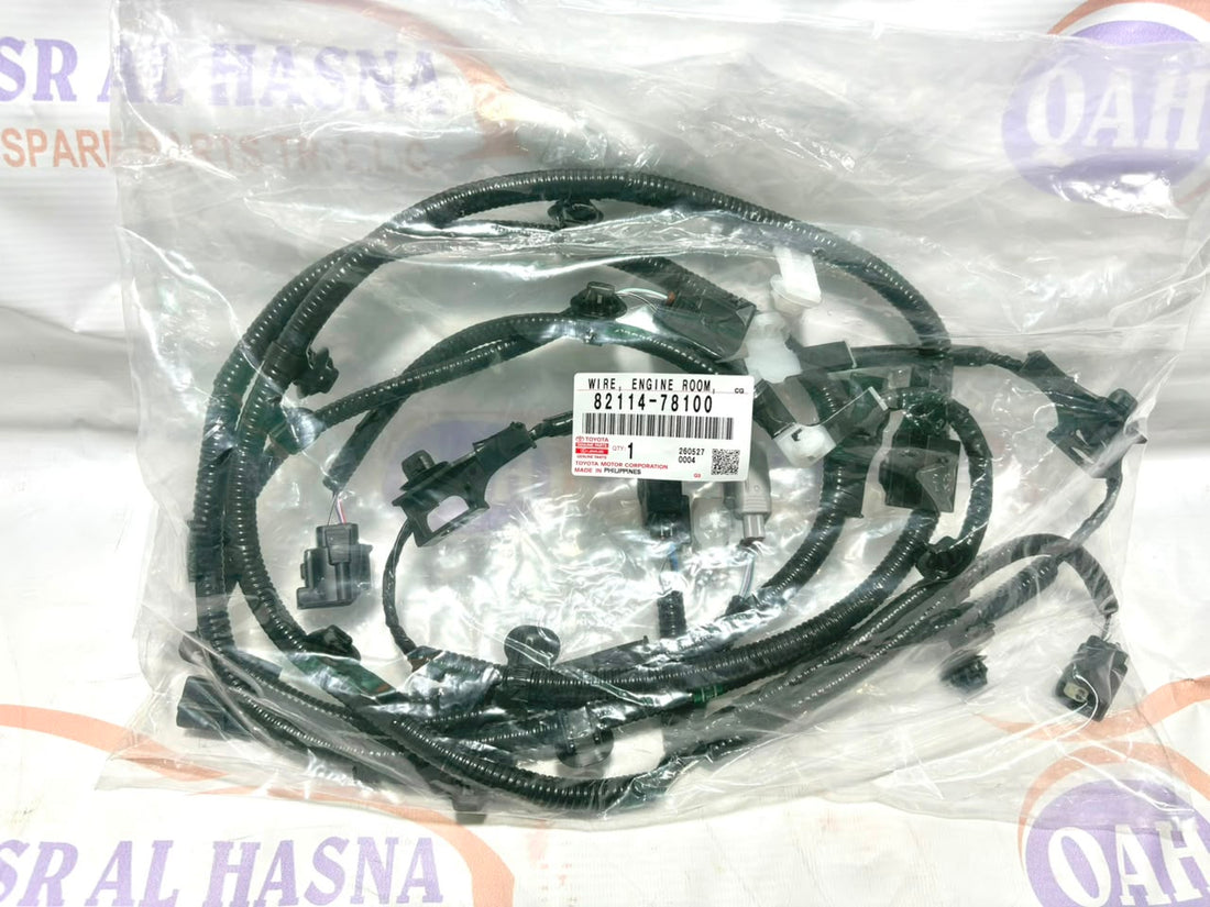Lexus 82114-78100 Engine Room Wire No.4 Front Bumper Wire NX 2022-2026 Only Fog Lamp & Corner Lamp Support