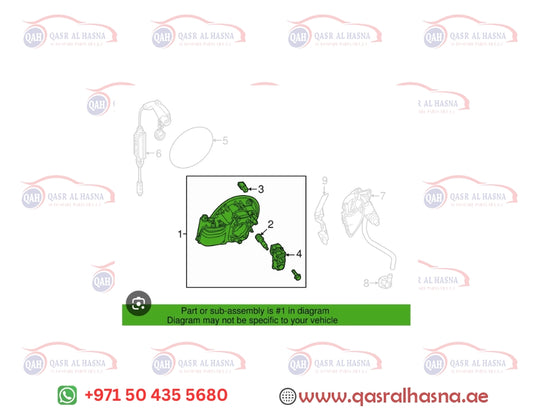 5840942011 CHARGING PORT RAV4 19-24 PRIME 58409-42011 LID SUB-ASSY, BATTER