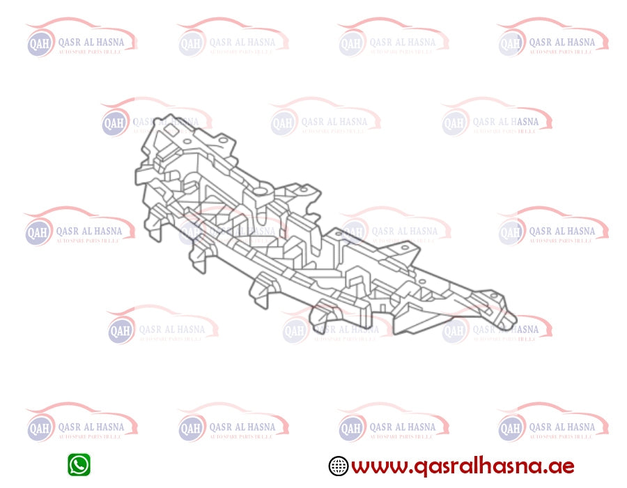 531140E040 SHOW GRILLE SUPPORT BRACKET RX 2023-2025 LEXUS 53114-0E040 GRILLE RADIATOR UPPER