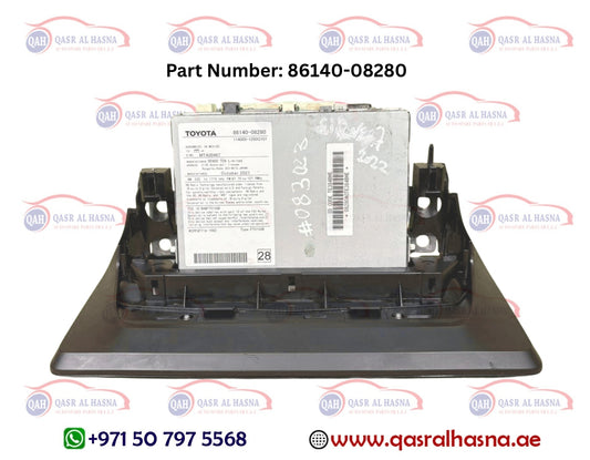 86140-08280 TOYOTA SIENNA 21-25 RADIO HEAD UNIT RECEIVER DISPLAY NAVIGAION 8614008280 OEM