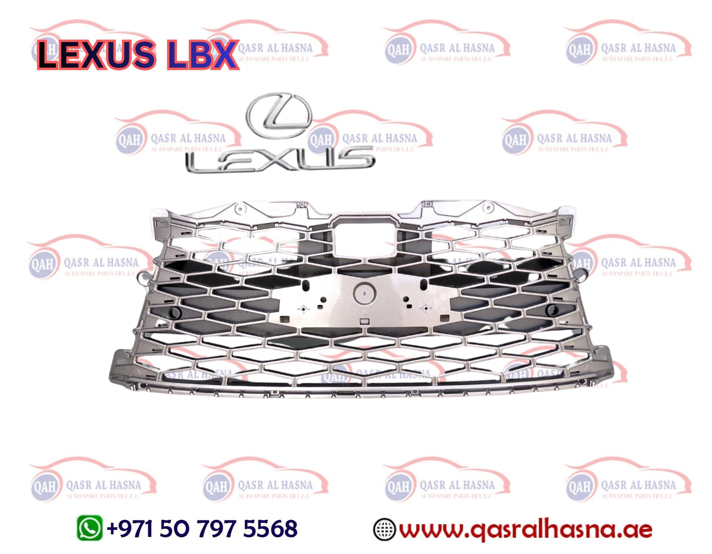 LEXUS LBX SHOW GRILLE, RADIATOR Genuine Toyota (53101-52C30,53101-52C40)