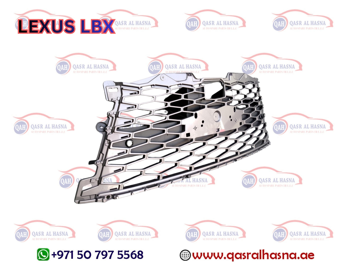 LEXUS LBX SHOW GRILLE, RADIATOR Genuine Toyota (53101-52C30,53101-52C40)