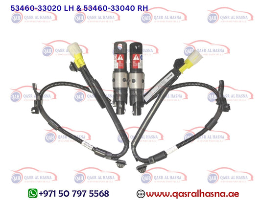 LH+RH Pop Up Hood Lifter Sensor Assy Lexus ES 53460-33020 LH & 53460-33040 Pair