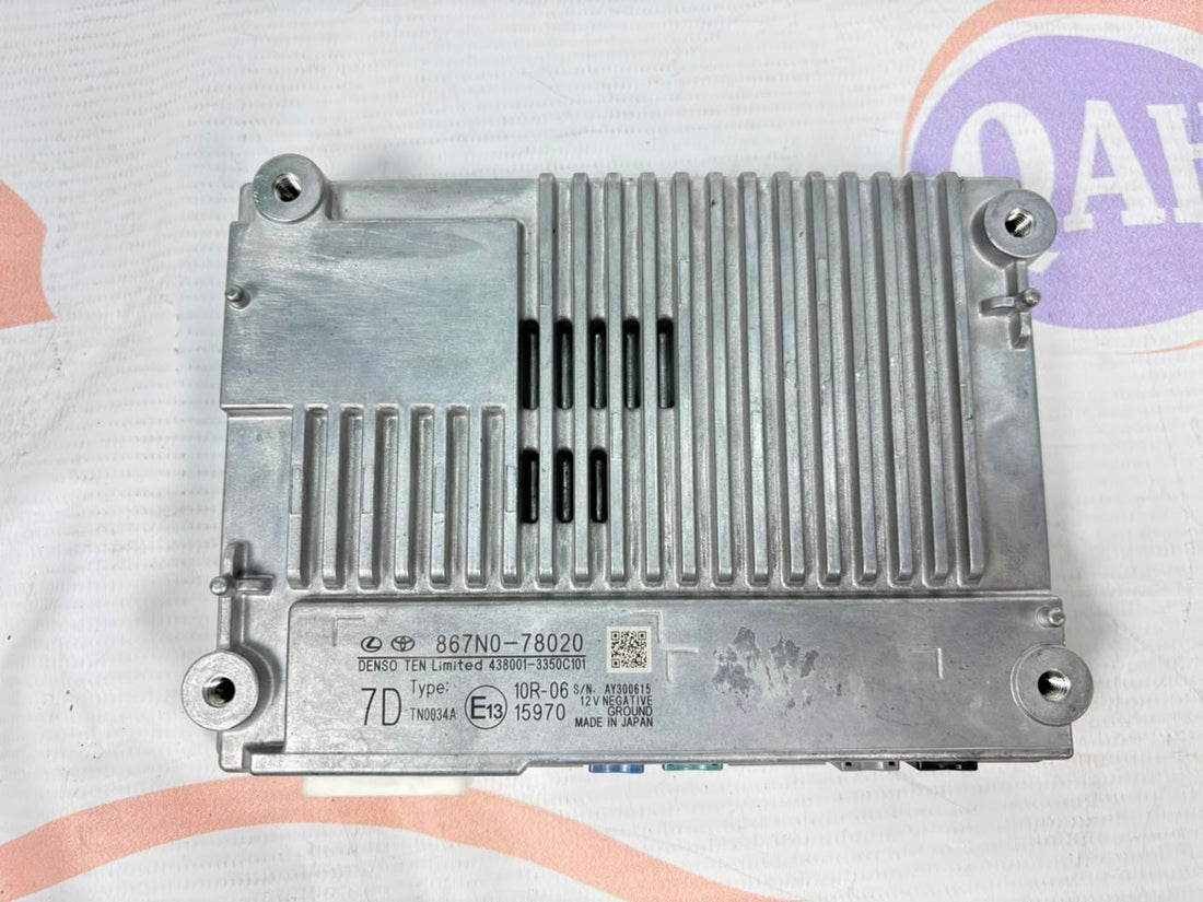 COMPUTER ASSY, DRIVE RECORDER Genuine Toyota (867N0-78020) LEXUS NX 2022-2026