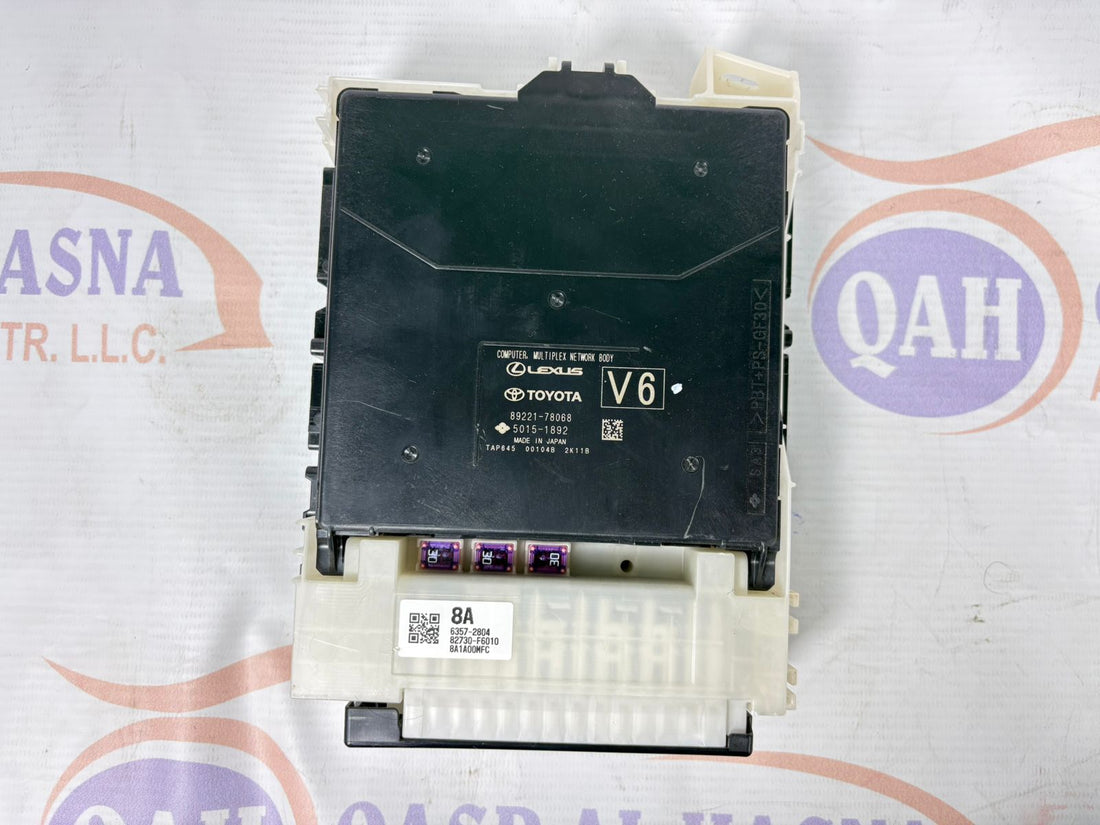 89221-78068 LEXUS MULTIPLEX NETWORK CONTROL MODULE & JUNCTION BOX 82730-F6010